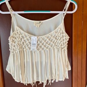 LA hearts crop top with tags